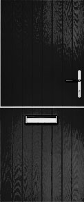 Black Cottage Stable Composite Door