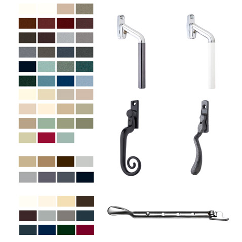 Aluco colours and door handles