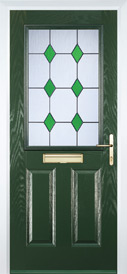 2 Panel 1 Square Composite Door