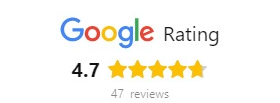 4.7 Google rating