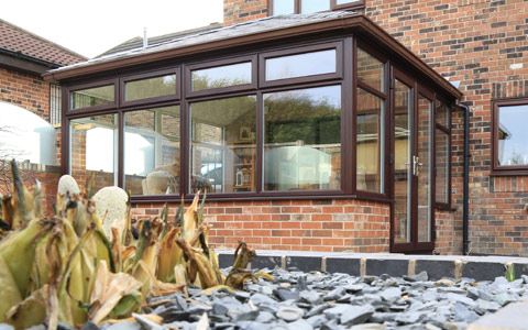 Solid roof conservatory