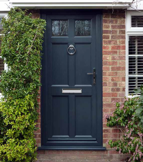 A traditionally styled uPVC front door
