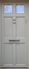 Agate grey uPVC front door